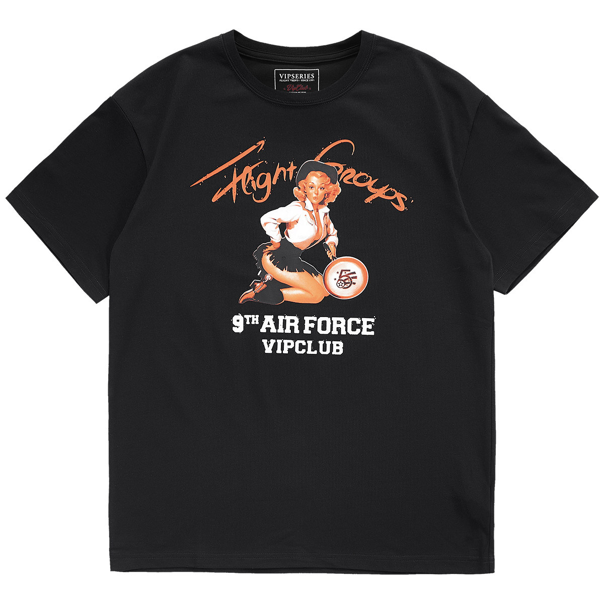 vip夏季情侣短袖t恤男女印花体恤ins潮牌打底衫纯棉宽松半袖上衣