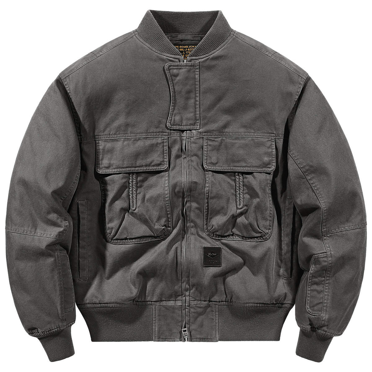 水洗纯棉工装多口袋加厚棉服外套