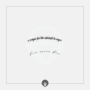 再变 爱情永远不死原创tattoo纹身贴防水持久女黑白文字清新贴纸