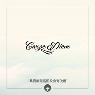 再变 草本纹身膏模板GI113需配纹身膏用及时行乐果胶防水持久男女