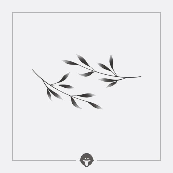 再变 琼枝玉叶纹身贴ins风防水持久女性感树叶锁骨网红爆款仿真