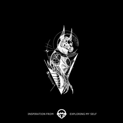 再变草本纹身贴阿努比斯防水男