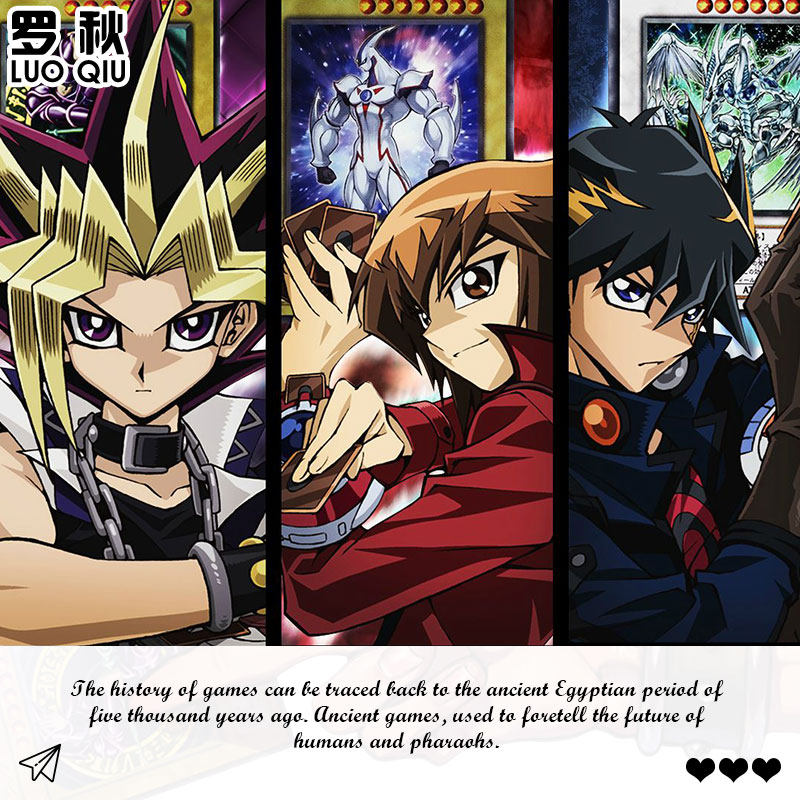 游戏王怪兽决斗王卡牌武藤游戏动漫纯棉短袖t恤衫男女学生半截袖