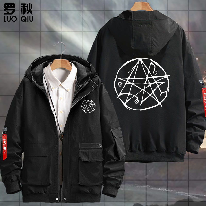 克苏鲁神话洛夫克拉夫特旧日支配者夹克连帽男女外套帽衫休闲衣服