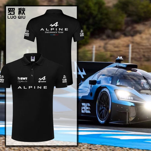 2024阿尔派alpine车队勒芒polo衫