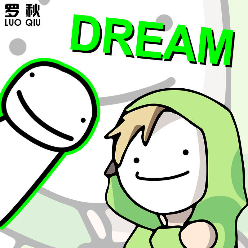 我的世界大神dream游戏dreamwastaken圆领卫衣套头男女长袖上衣服