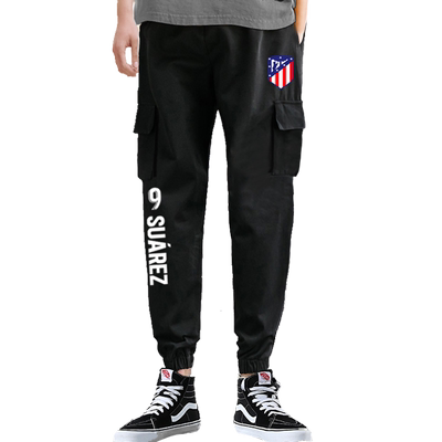 马德里竞技20-219号苏亚雷斯马竞队足球运动裤工装裤男休闲长裤子