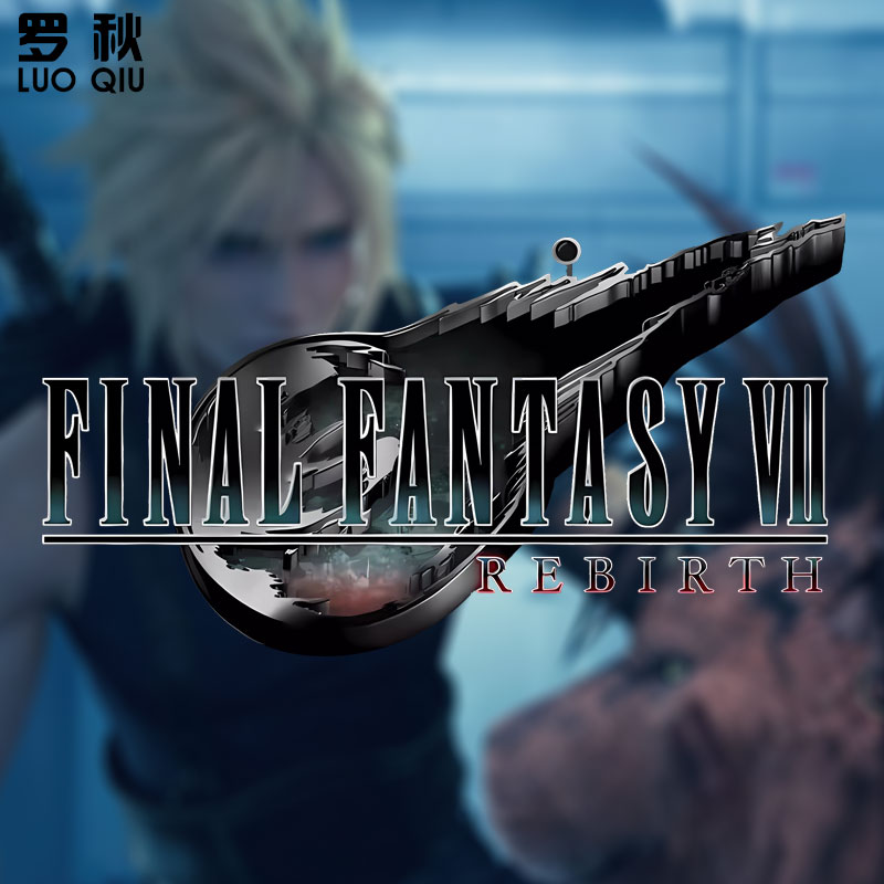 最终幻想7重生假两件连帽卫衣