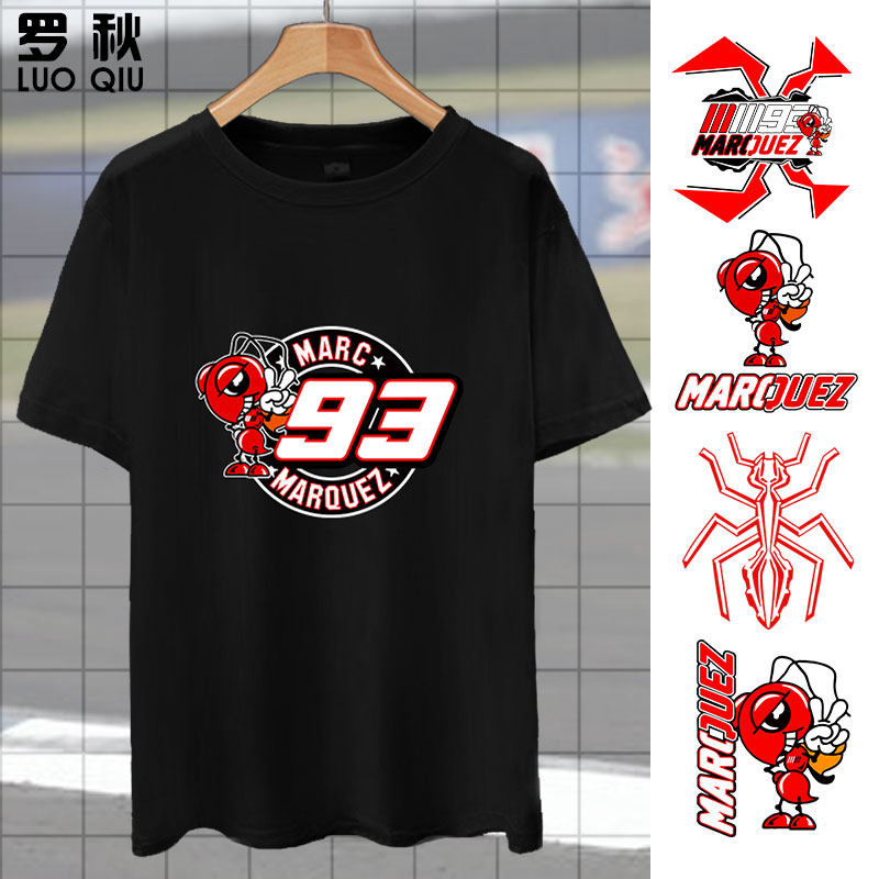马克马奎斯MotoGp小马哥周边纯棉短袖t恤衫男女半袖上衣服可定制