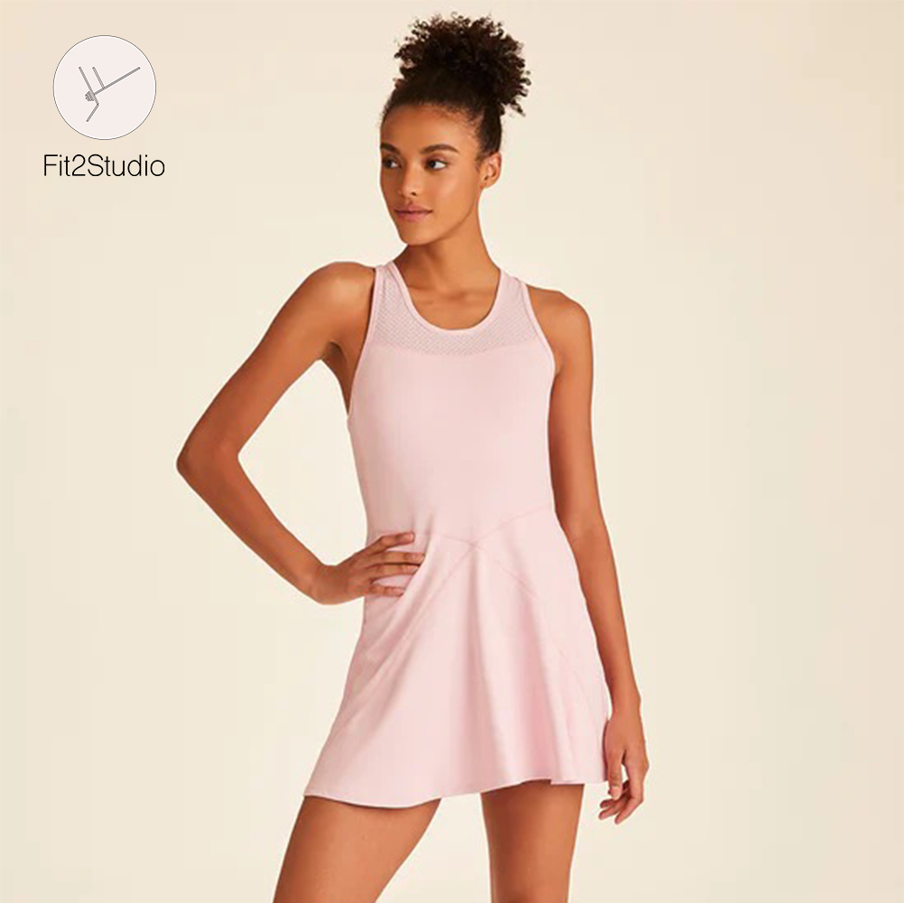 Fit2Studio现货正品｜Alala工字背心式网眼速干透气连体网球裙