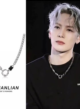 项链男时尚潮流嘉尔同款锁骨链个性简约帅气男士嘻哈中性风配饰