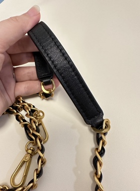 高档可拆卸小香包包穿皮链条配件包带单肩斜挎宽包链百搭包邮单买