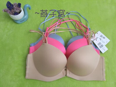 交叉美背兰卓丽无钢圈文胸