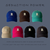 纯棉R标软顶棒球帽大头围韩版 男女春夏遮阳显脸小鸭舌帽潮ins帽子