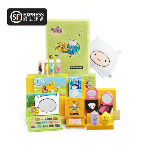 GUMO代购探险活宝彩妆化妆唇蜜腮红眼影高光定妆Adventure Time