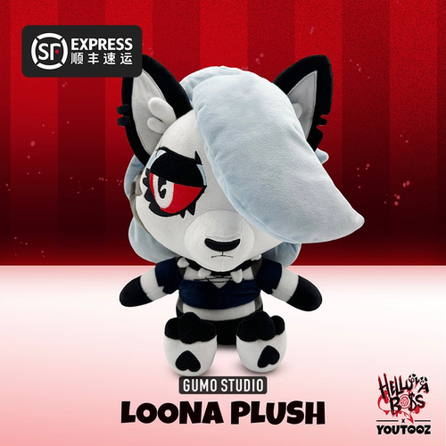 顺丰Gumo Loona 23cm极恶老大毛绒玩偶 官方谷子公仔Helluva Boss
