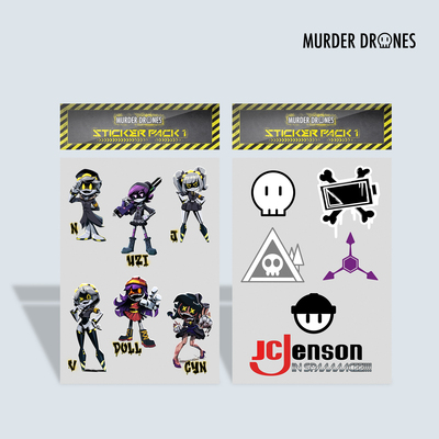 GUMO 无机杀手 杀手机器人 正版周边贴纸 Murder Drones 25×15cm