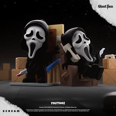 GUMO惊声尖叫美国电影正版彩盒手办Ghost Face Scream Lights Out