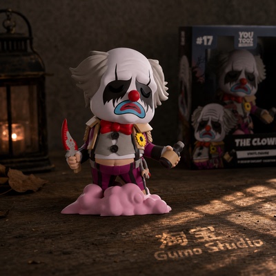 官周包邮限时Gumo The Clown 小丑 黎明杀机DBD 公仔手办摆件