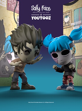 顺丰Gumo Larry & Sal俏皮脸正版游戏公仔手办Sally Face Youtooz