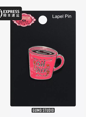 GUMO地狱客栈动漫正版周边珐琅金属徽章胸针HAZBIN HOTEL ALASTOR