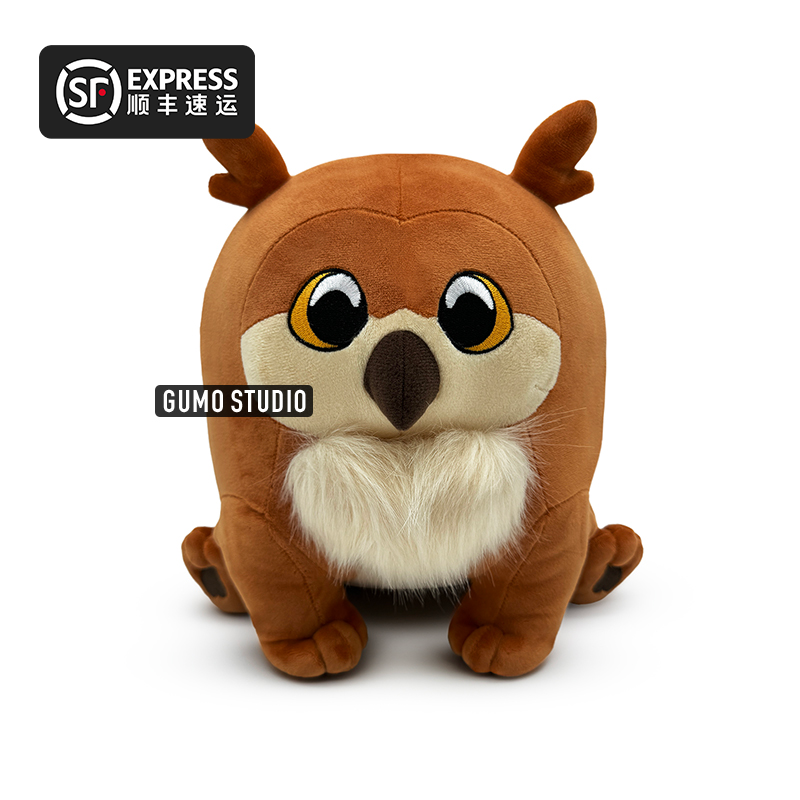 GUMO现货Owlbear博德之门Baldur’s Gate枭熊猫头鹰毛绒玩偶 23cm