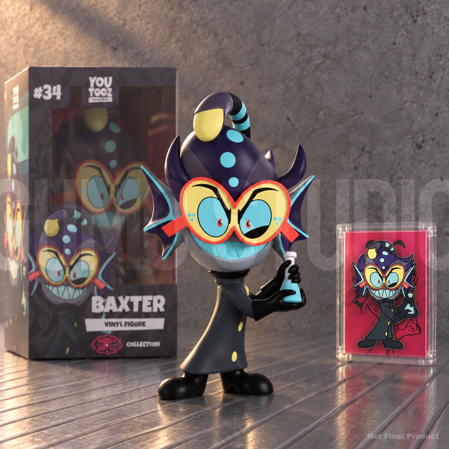 限量包邮 限定徽章Gumo Baxter 地狱客栈 手办公仔 Hazbin Hotel图片