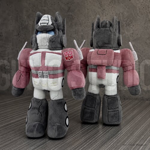 官周包邮Gumo 擎天柱 23cm 毛绒玩偶公仔 变形金刚 Transformers