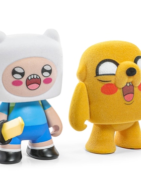 GUMO 芬恩阿宝 探险活宝 新品植绒手办 Adventure Time Finn Jake