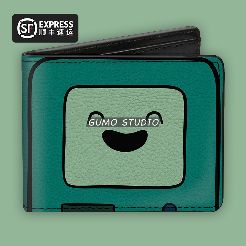 GUMO代购周边钱包卡夹美国正版探险活宝阿宝老皮酷狗芬恩BMO笑脸