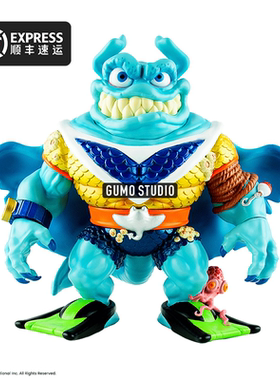 GUMO忍者神龟电影漫画Ray Fillet Fish Stix Scarfish周边公仔