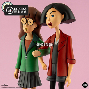 GUMO拽妹黛薇儿Daria和Jane电影喜剧动画MTV周边摆件潮玩限量公仔