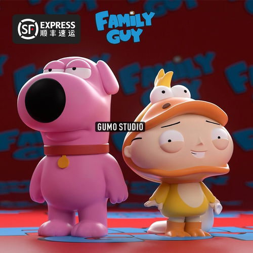 GUMO现货 Stewie Brian 恶搞之家 布莱恩 饺子 官方正版 手办组合