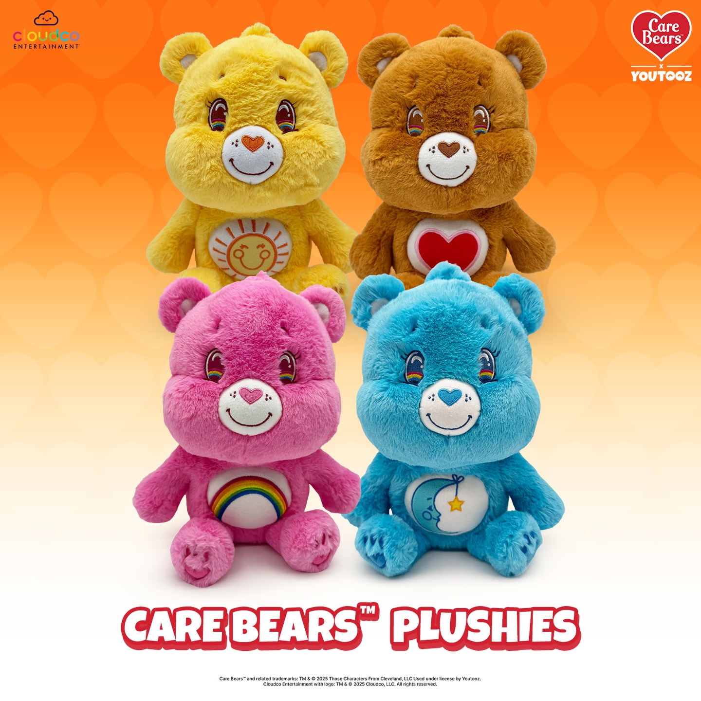 限量顺丰Gumo官方限时预定 Tender Heart 23cm 爱心熊棕 毛绒玩偶