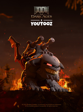 GUMO现货Serrat塞拉特龙Doom毁灭战士射击游戏正版周边手办徽章