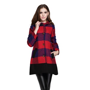 奈昕让您穿着好看个性化私人订制 98220 Woolen coat欧美风单排扣