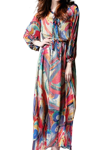 [Ограниченная покупка одной штуки по пробной цене] Naixin позволяет вам носить красивое платье 1114 Yi, длинную юбку с принтом, высококачественный снег