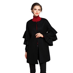 奈昕让您穿着好看个性化私人订制 98239 Woolen coat名媛气质圆领