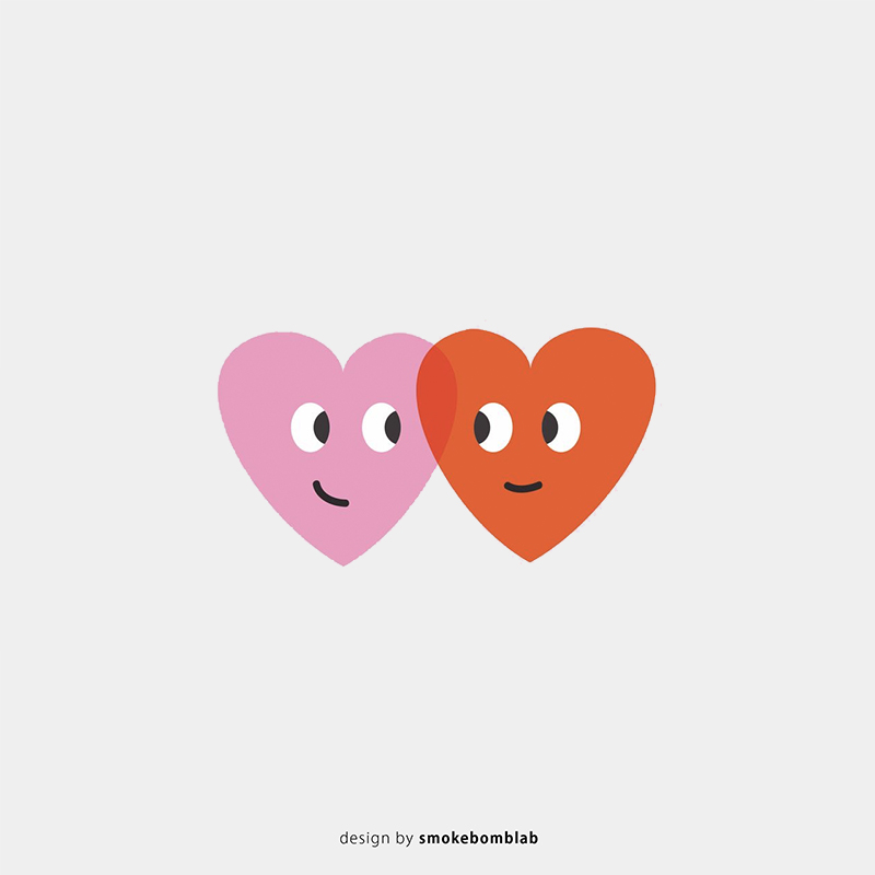 smokebomblab儿童创意防水纹身贴纸呆萌爱心眼睛可爱粉粉少女童心