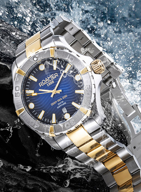 roamer【新款】瑞士罗马表深海石英表男表200米防水手表官方原装