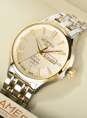 官方旗舰店瑞士罗马表roamer手表男士自动机械表腕表原装进口防水