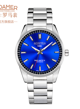 roamer瑞士罗马表男士手表自动机械表手表瑞士原装进口瑞美蓝特卖