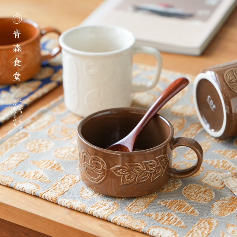 茶早餐燕麦马克宽口汤杯