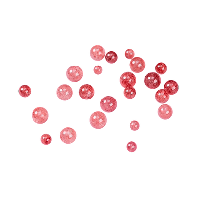 diy天然草莓晶手链粉晶水晶散珠