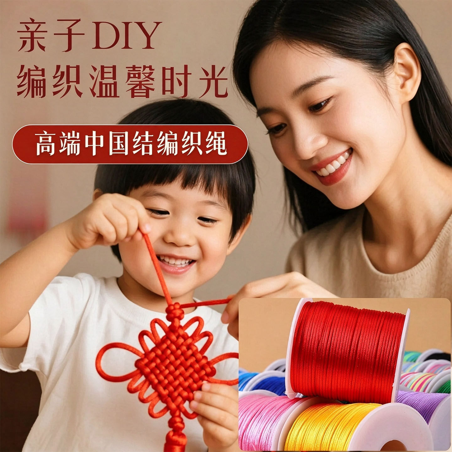 中国结编织绳diy5号线手工编绳红绳手链玉线绳子手绳专用线绳材料