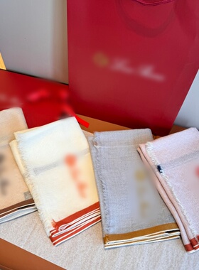 LP欧美外贸复古老钱风纯羊绒围巾薄款披肩方巾丝巾绝美闭眼入超值