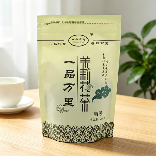 一品万里散装200克特级茉莉花茶