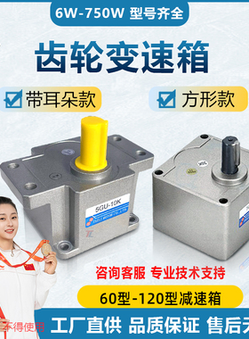 台力齿轮变速箱2gn3gn4gn5GU6GU7GU立式减速机带耳朵减速器硬齿面