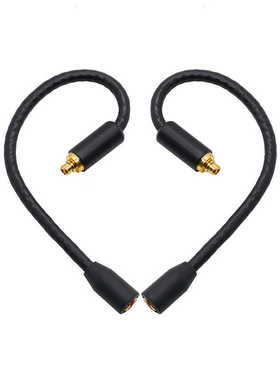 耳机转接线mmcx插针se215/535/846/ue900直插线转换挂耳式单晶铜