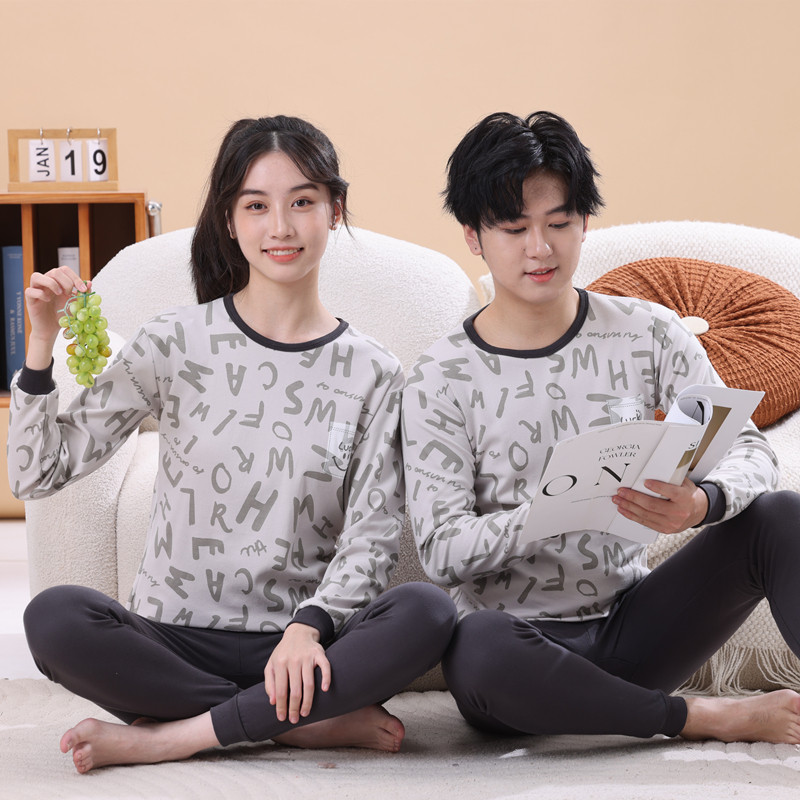 男女童纯棉秋衣秋裤保暖套装